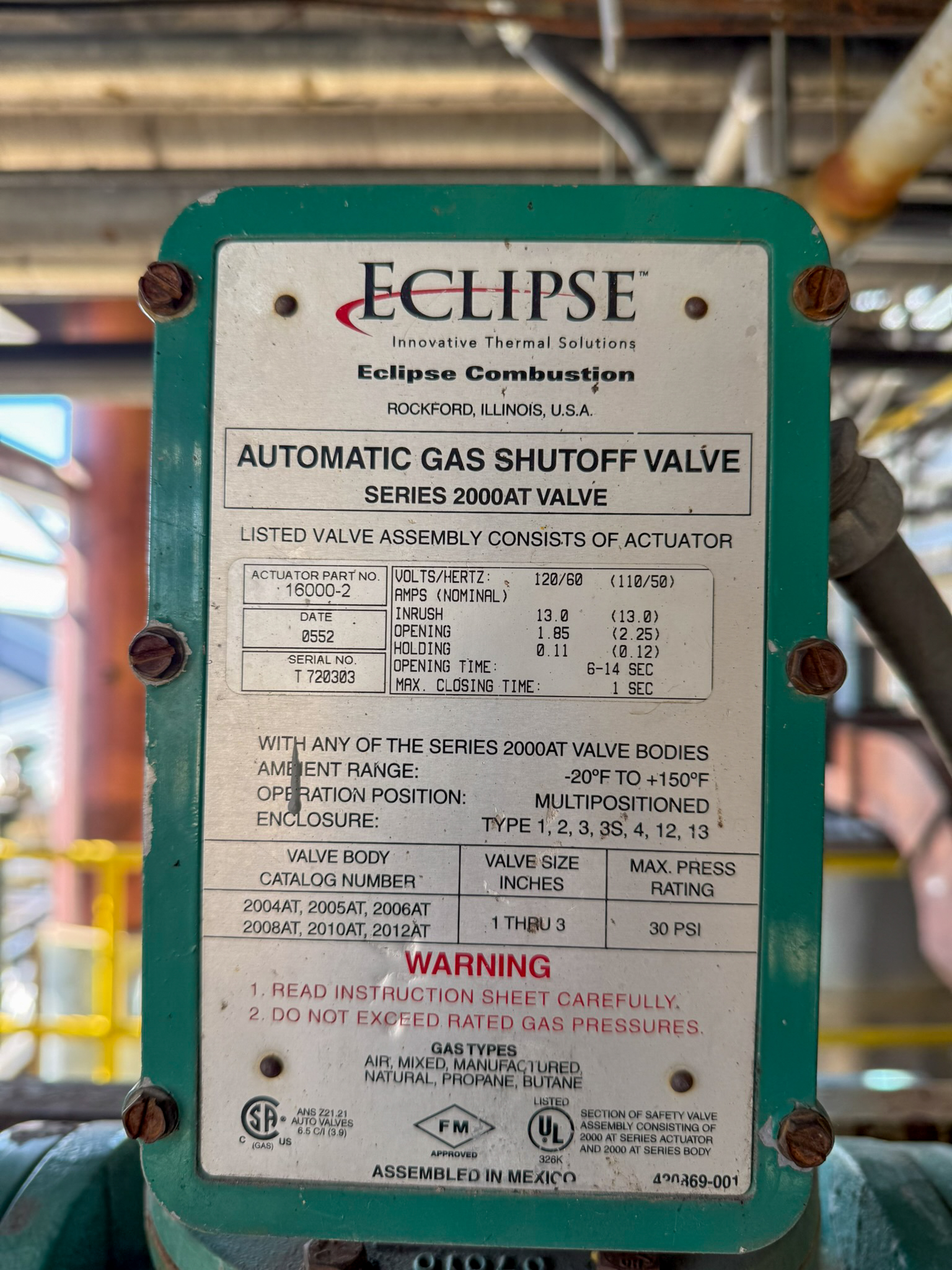 DISTILLATION AREA S SECOND LEVEL TANKS, PUMPS, HEAT EXCHANGERS, ETC. (113 - 25230-1)